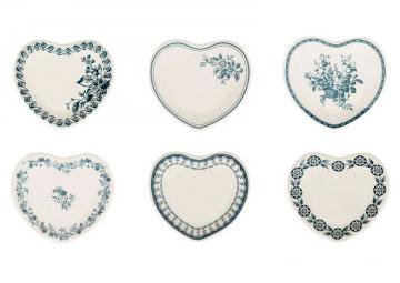 6 Mini Coupelles Faustine Bleu Comptoir de Famille