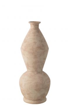 Vase Boris Céramique Beige H59cm