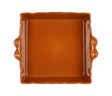 Plat Four Carré Caramel Coté Table (2 tailles)