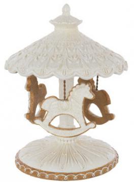 Carrousel Pain d'Epice Blanc Noël