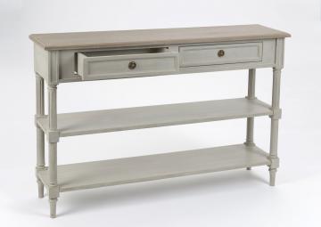 Console 2 Tiroirs Bois Edouard