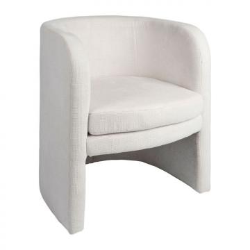 Fauteuil Club Tessia Ecru