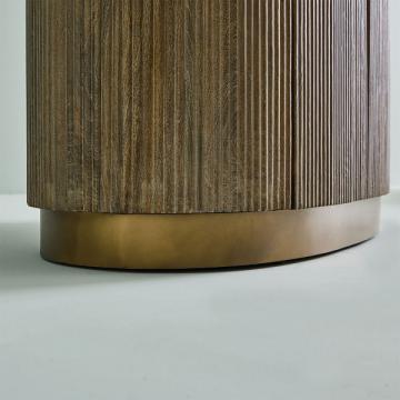 Comptoir Bar Buren Bois Massif Marbre