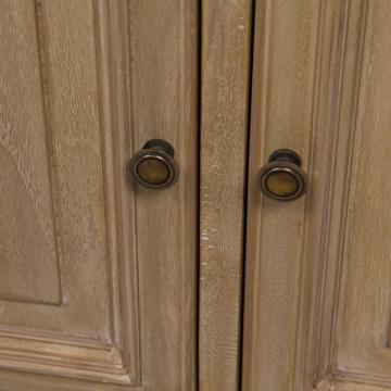 Buffet 2 Tiroirs 2 Portes Prestige Bois Naturel