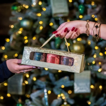 Coffret Noël Bougies Parfumées Durance (Sapin - Cannelle/O - Marrons Glaçés)