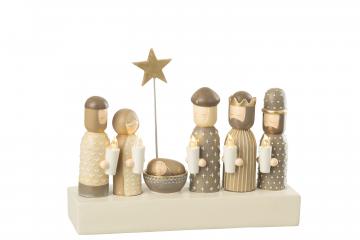 Personnages Crèche Led Noël