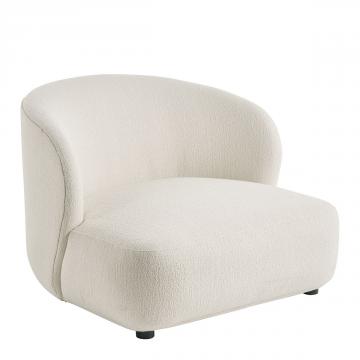 Fauteuil Lisette Bouclettes Crème XL