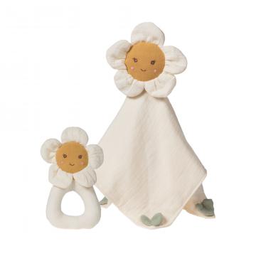 Doudou et Hochet Fleur Marguerite Enfant