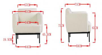 Fauteuil Austral Bleu