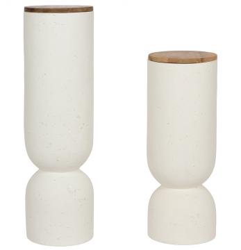 S/2 Sellettes Donatello Fibrociment Bois