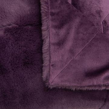 Plaid Luxe Prune 130x170