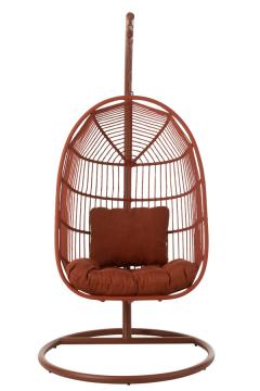 Fauteuil Suspendu Egga Rouge Métal (Outdoor)