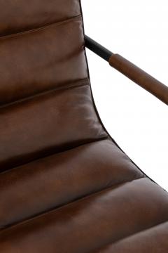 Fauteuil Cuir Indus Vintage