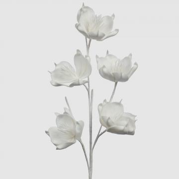 6 Fleurs Alesia Blanc H100cm