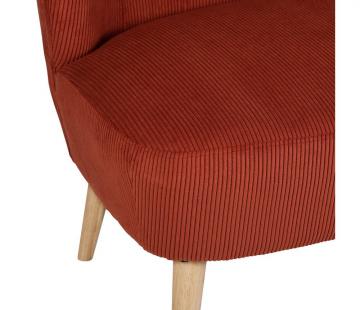 Canapé 2 Places Eléonore Terracotta