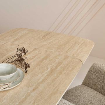 Table Céramique Travertin Tivoli Extensible