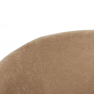 Fauteuil Pivotant Alma Taupe NEW
