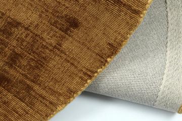 Tapis Rond Viscose Brun ø150cm