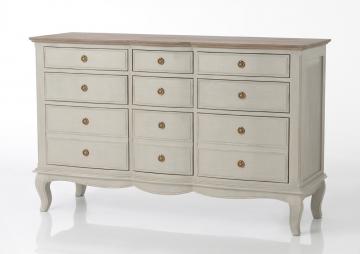 Commode Maddy Beige 9 Tiroirs