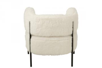 Fauteuil Fourrure Blanc -NEW-