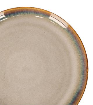 6 Assiettes Yuni Beige (3 tailles)