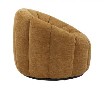 Fauteuil Pivotant Kelvin Moutarde