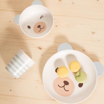 Coffret Déjeuner 3 Pièces Ours Enfant