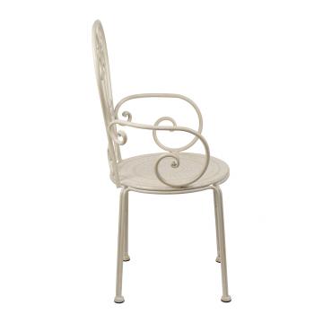 2 Chaises Volute Ivoire Comptoir de Famille