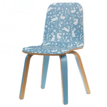 Chaise Enfant Bleu Lapin
