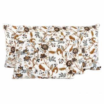 Coussin Mahe Tabac Lin 40x60
