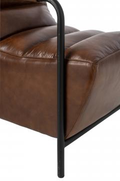 Fauteuil Cuir Indus Vintage