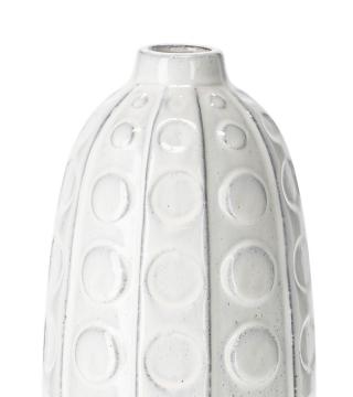 Vase Rondo Céramique Blanc H26cm