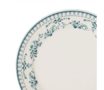 6 Assiettes Dessert Faustine Bleu Comptoir de Famille