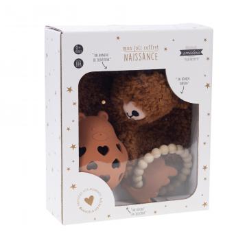 Coffret Eveil Ourson 3 Pièces Enfant
