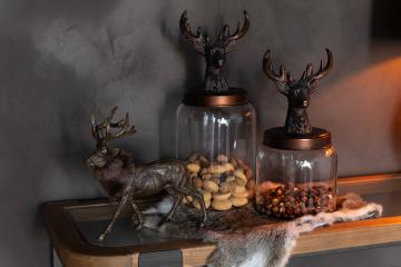 Cerf Fourrure GM Brun