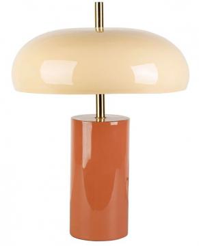 Lampe Arty Métal Beige / Terracotta