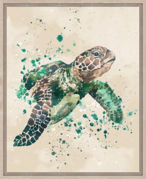 Toile Cadre Tortue de Mer 40*50