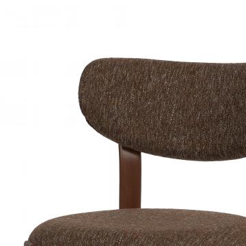 Tabouret de Bar Gleen Marron Finition Noyer