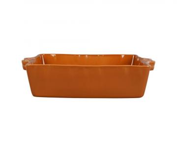 Plat Four Carré Caramel Coté Table (2 tailles)