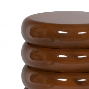 Bout de Canapé Ondo Céramique Terracotta GM