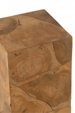 Colonne Puzzle Teck Naturel PM