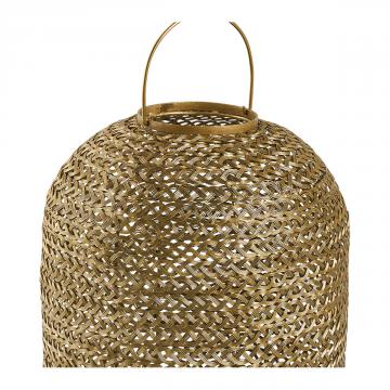 Lanterne Apollo Métal Tissé PM Blanc d'Ivoire