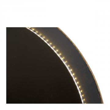 Miroir Victoria Rond Lumineux Blanc d'Ivoire ø90cm