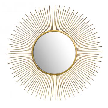 Miroir Sunlight Doré ø76cm