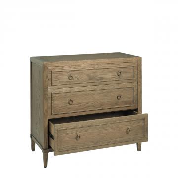 Commode Arianne 3 Tiroirs Chêne Blanc d'Ivoire