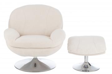 Fauteuil Relax + Repose Pieds Bouclettes