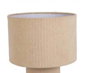 Lampe Element Ecru Velours Côtelé