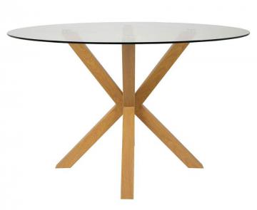Table Ronde Adela Verre Trempé