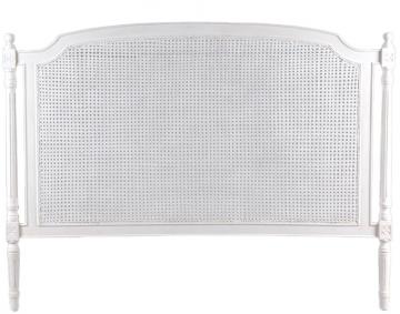 Tête de Lit Cannage Blanc Helena 160cm Amadeus