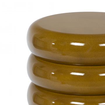 Bout de Canapé Ondo Métal Ocre GM